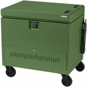 Bretford CUBE Toploader Cart with Caddies 30 Bay Charging Cart - Thumbnail 1