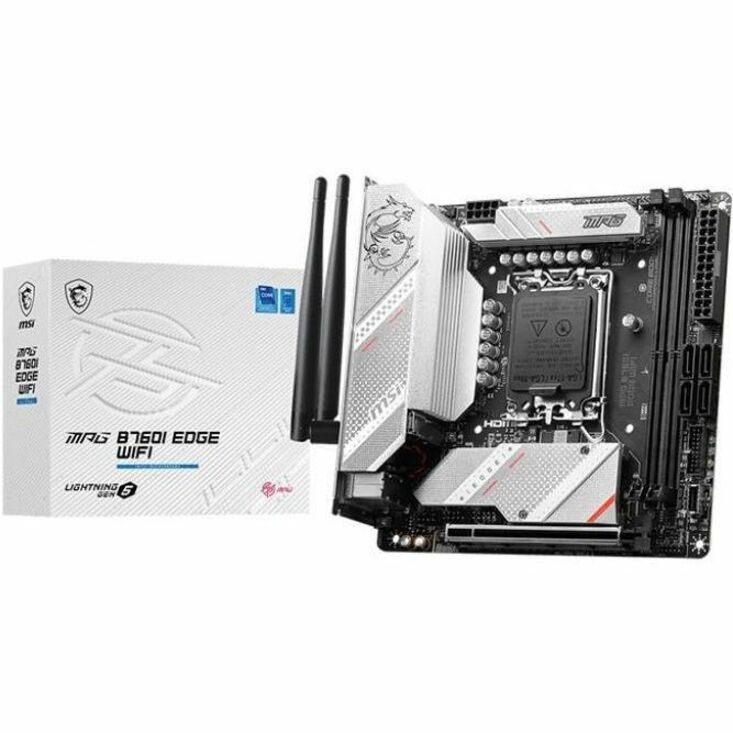 MSI MPG MPG B760I EDGE WIFI Gaming Desktop Motherboard - Intel B760 Chipset - Socket LGA-1700 - Mini ATX - Thumbnail 5