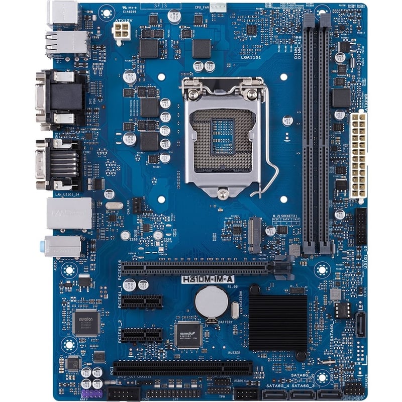 Asus H310M-IM-A Desktop Motherboard - Intel H310 Chipset - Socket H4 LGA-1151 - Micro ATX - Thumbnail 2