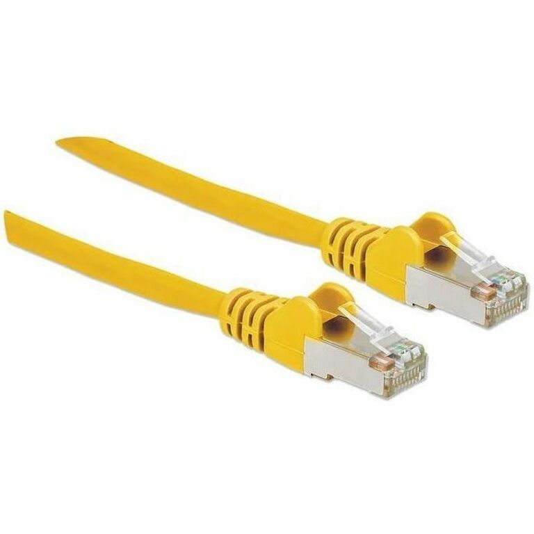 CAT6A S/FTP NETWORK PATCH CABLE, 1 FT., YELLOW - Thumbnail 3