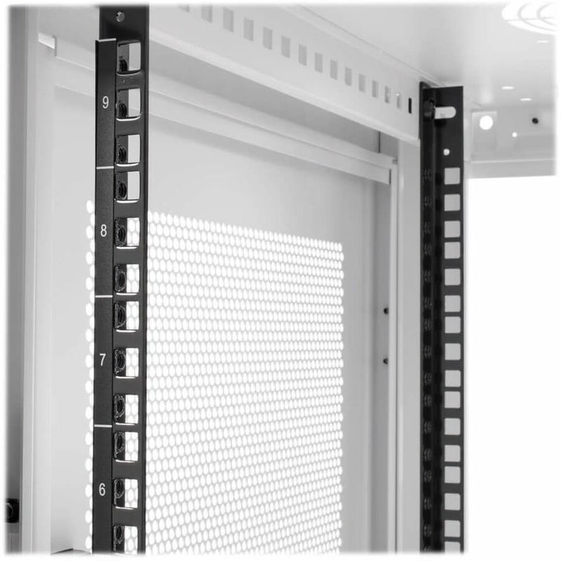 Tripp Lite by Eaton SmartRack 9U Low-Profile Switch-Depth-Plus Wall-Mount Mini Rack Enclosure White - Thumbnail 5