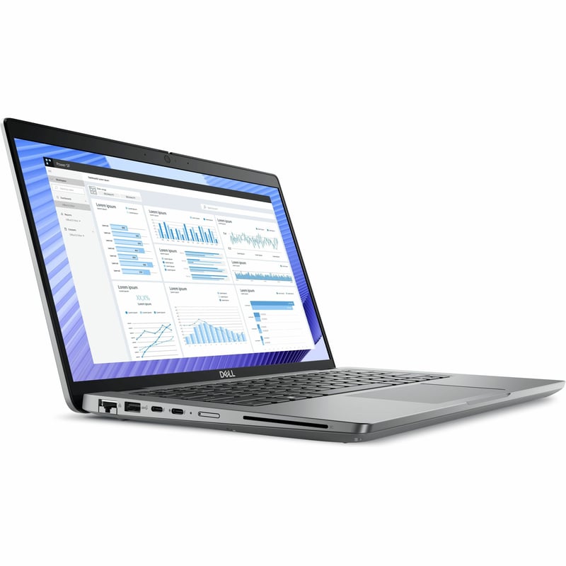 Dell Precision 3000 3490 14" Mobile Workstation - Full HD - 60 Hz - Intel Core Ultra 7 155H - vPro Technology - 16 GB - 512 GB SSD - Gray - Thumbnail 1