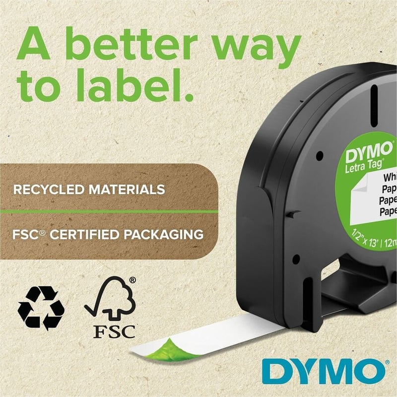 LETRATAG LABELS, PLASTIC - CLEAR, EASY-TO-READ AND TEAR-RESISTANT LABELS ARE PER