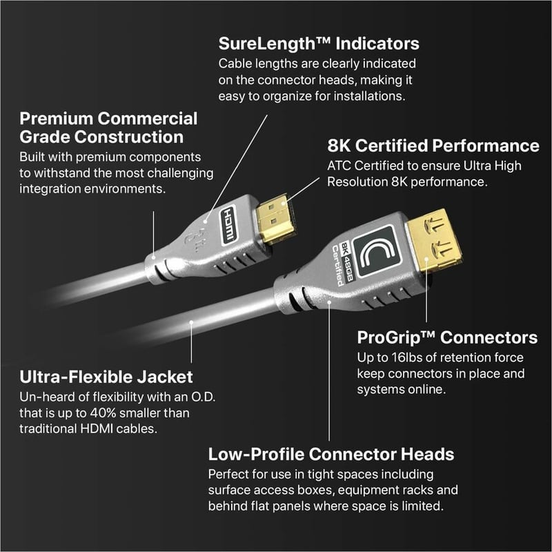 Comprehensive MicroFlex Pro AV/IT HDMI A/V Cable - Thumbnail 2