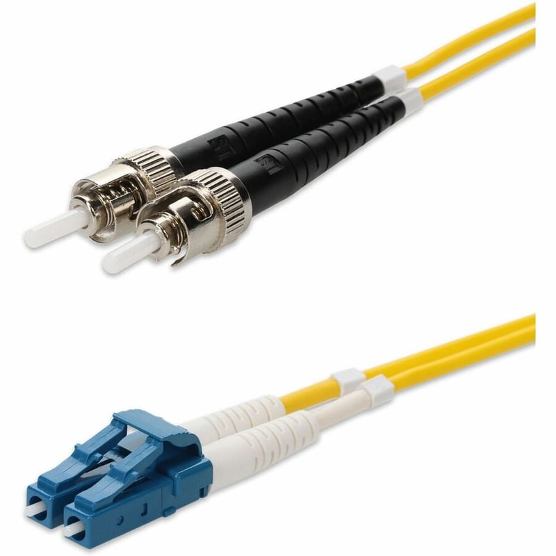 AddOn 40m ST to LC Yellow OS2 Duplex LSZH SMF Fiber Patch Cable - Thumbnail 2