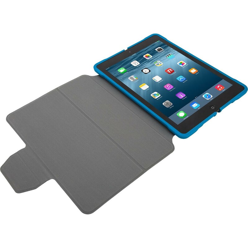 Targus 3D Protection THZ61202GL Carrying Case (Folio) Apple iPad Air, iPad Air 2 Tablet - Blue - Thumbnail 2