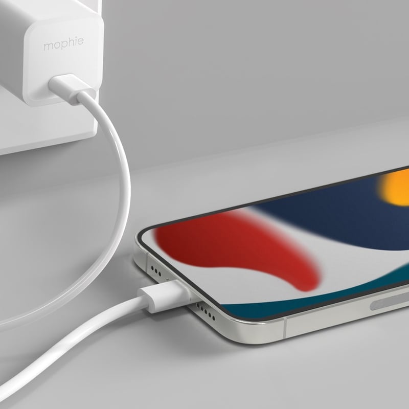 mophie Speedport 30 - 30W GaN fast wall charger - White - Thumbnail 3
