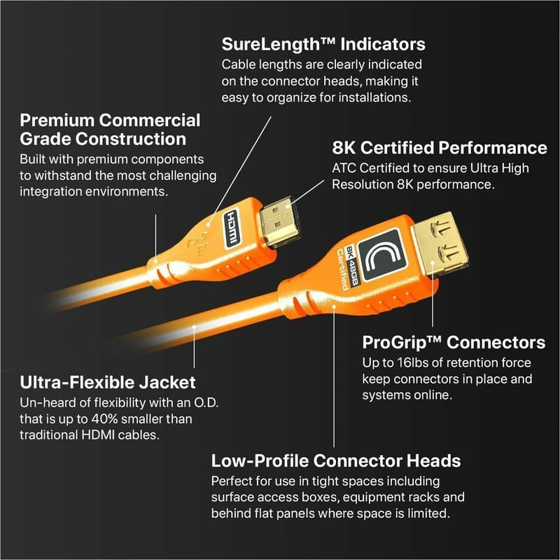 Comprehensive MicroFlex Pro AV/IT HDMI A/V Cable - Thumbnail 2