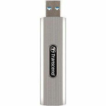 Transcend ESD320A 2 TB Portable Solid State Drive - External - Soft Gray - Thumbnail 3