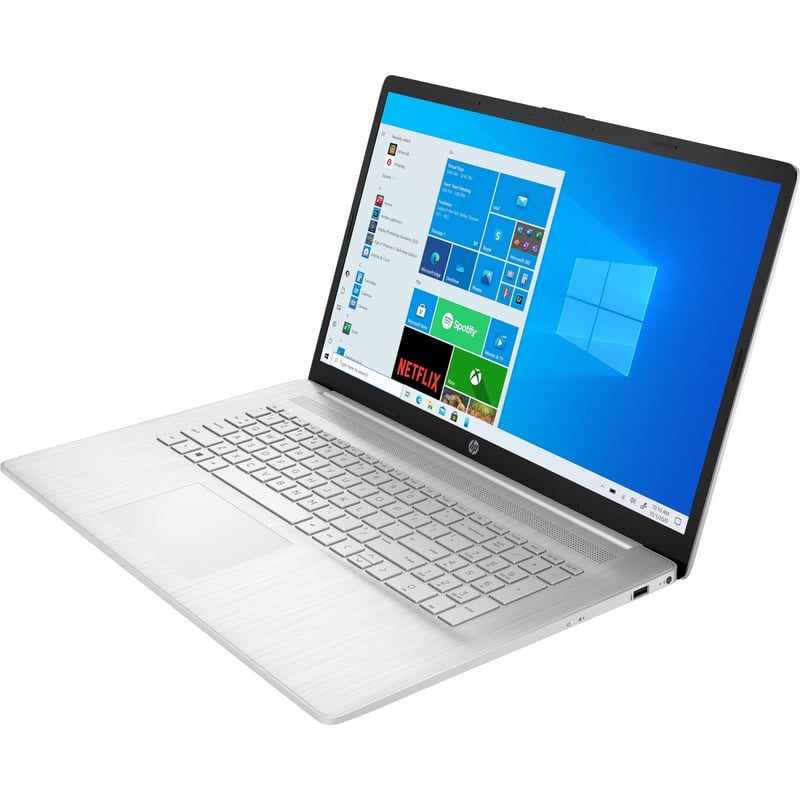 HP 17-cn0056nr 17.3" Touchscreen Notebook - HD+ - Intel Core i3 11th Gen i3-1115G4 - 8 GB - 256 GB SSD - English Keyboard - Natural Silver - Thumbnail 1