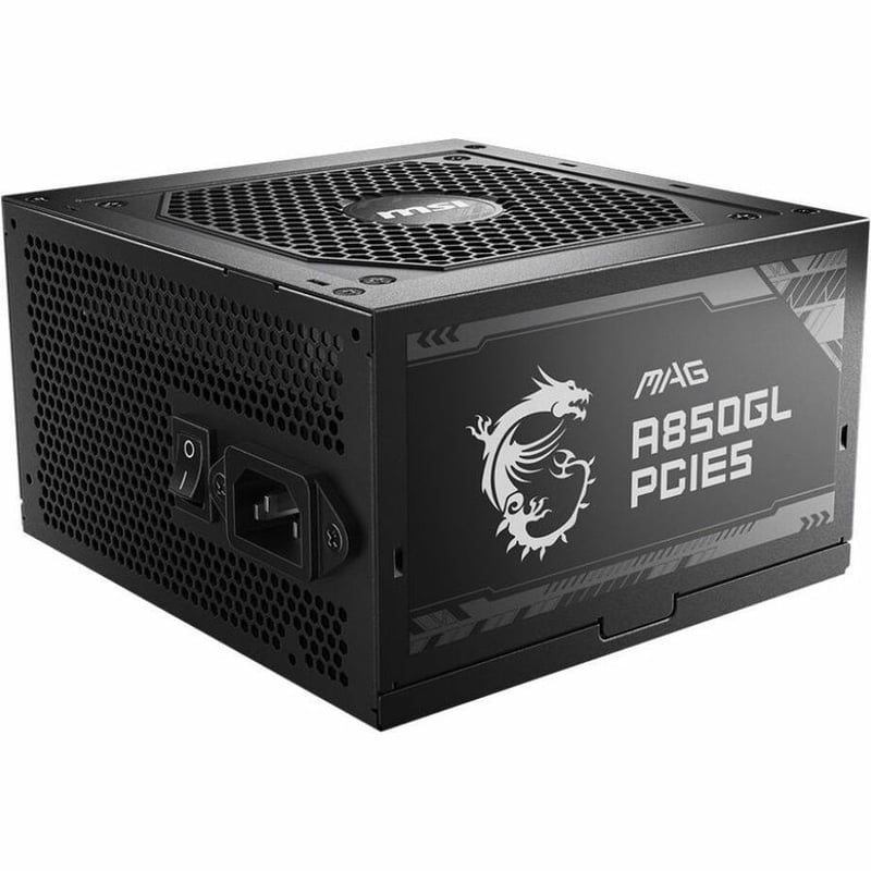 MSI MAG A850GL PCIE5 850W Power Supply - Thumbnail 2