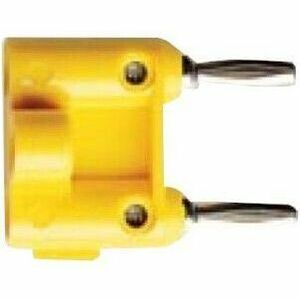 Pomona Double Banana Plug, Orange