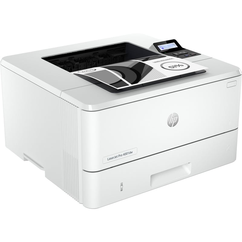 HP LaserJet Pro 4001 4001dw Desktop Wireless Laser Printer - Monochrome - Thumbnail 3