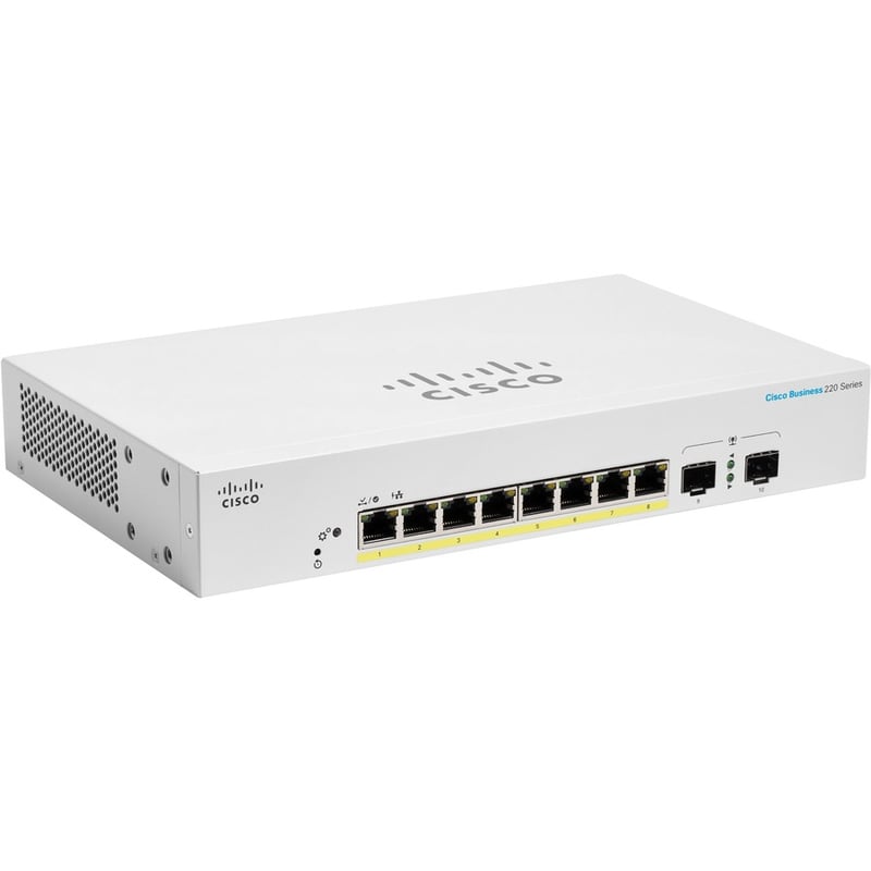 Cisco Business CBS220-8P-E-2G Ethernet Switch - Thumbnail 4