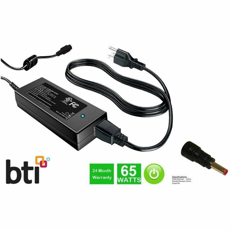 492-BDBZ-BTI 19V 65W AC ADAPTER 0X8W1 INSPIRON 3168 5301 5370 7359