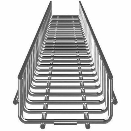 Panduit Wire Basket 2" H x 4" W, Electro Zinc - Thumbnail 2