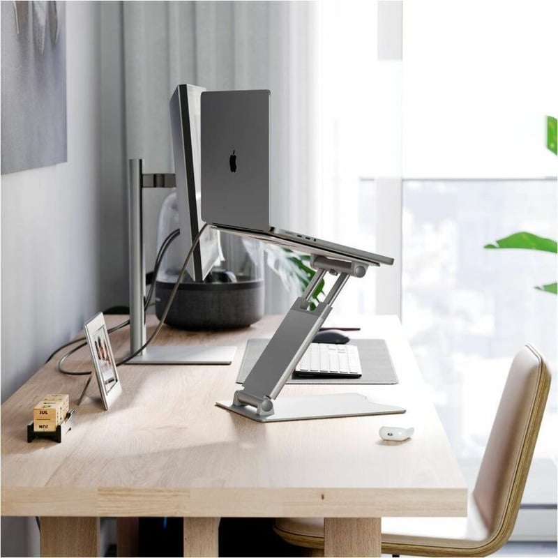 ELITE PLUS LAPTOP STAND -SILVER - Thumbnail 5
