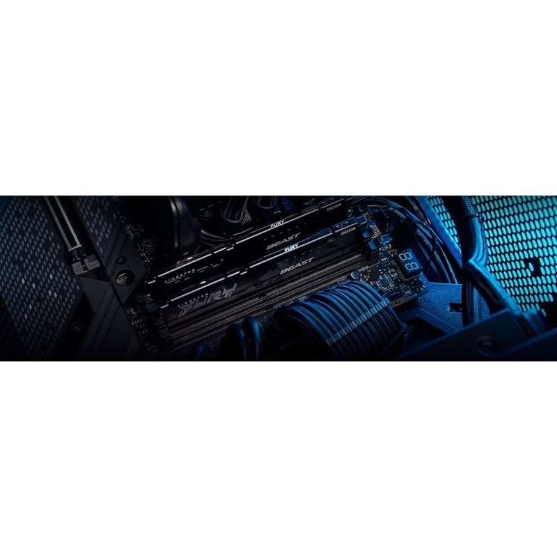 Kingston FURY Beast 32GB (2 x 16GB) DDR5 SDRAM Memory Kit - Thumbnail 3
