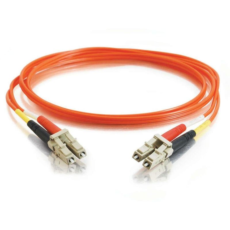 C2G-30m LC-LC 50/125 OM2 Duplex Multimode Fiber Optic Cable (Plenum-Rated) - Orange - Thumbnail 2