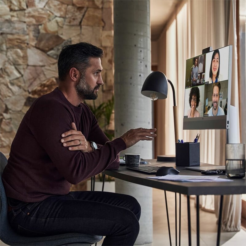 HP EliteOne 840 G9 All-in-One Computer - Intel Core i5 14th Gen i5-14500 - 16 GB - 512 GB SSD - 23.8" Full HD Touchscreen - Desktop - Thumbnail 4