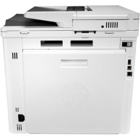 HP LaserJet M480f Laser Multifunction Printer-Color-Copier/Fax/Scanner-27 ppm Mono/27 ppm Color Print-600x600 Print-Automatic Duplex Print-55000 Pages Monthly-300 sheets Input-Color Scanner-600 Optical Scan-Color Fax-Gigabit Ether - Thumbnail 3