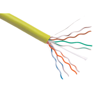 Axiom CAT6 23AWG 4-Pair Solid Conductor 550MHz Bulk Cable Spool 1000FT (Yellow) - Thumbnail 2