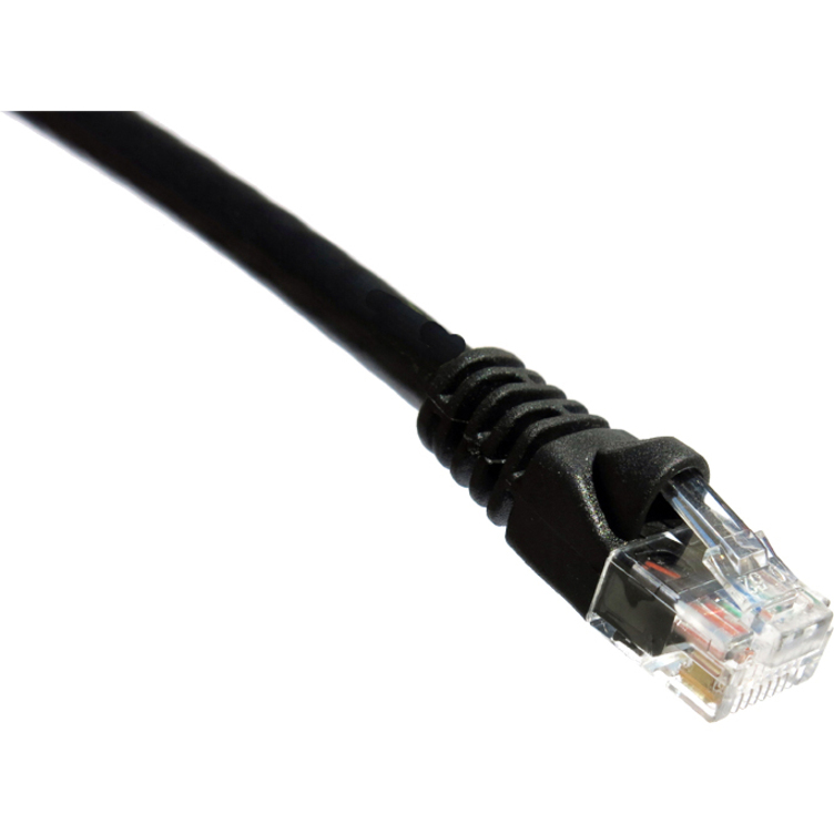 Axiom 50FT CAT6 550mhz Patch Cable Molded Boot (Black) - Thumbnail 2