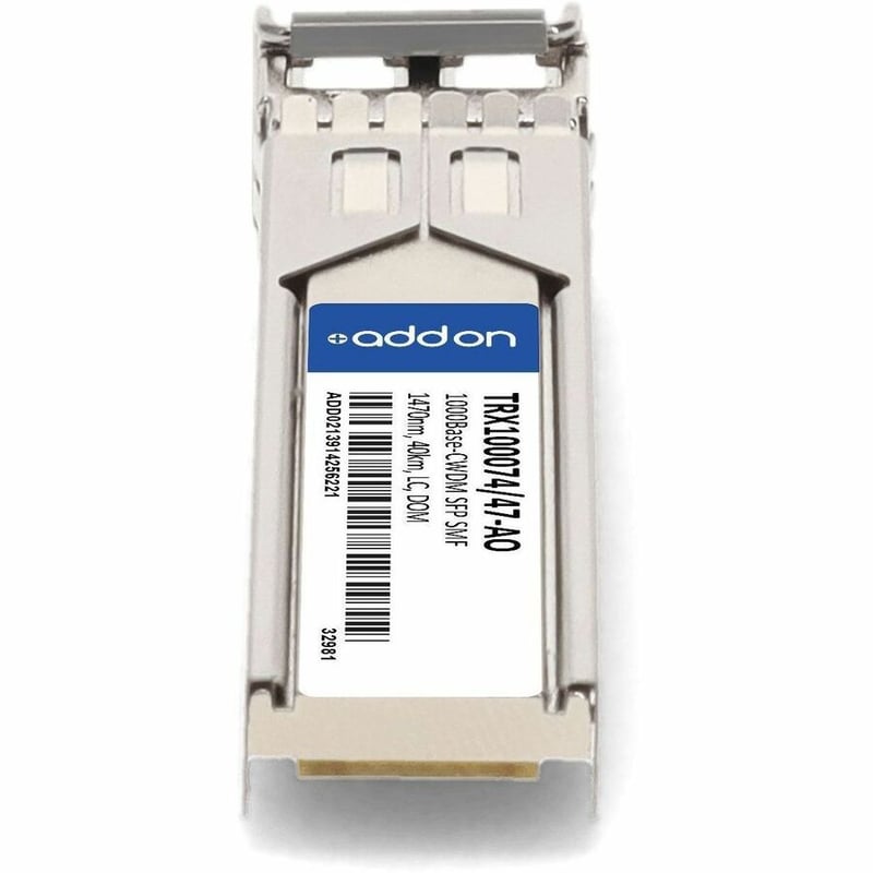 AddOn Infinera® TRX100074/47 Compatible TAA 1000Base-CWDM SFP Transceiver (SMF, 1470nm, 40km, LC, DOM) - Thumbnail 4