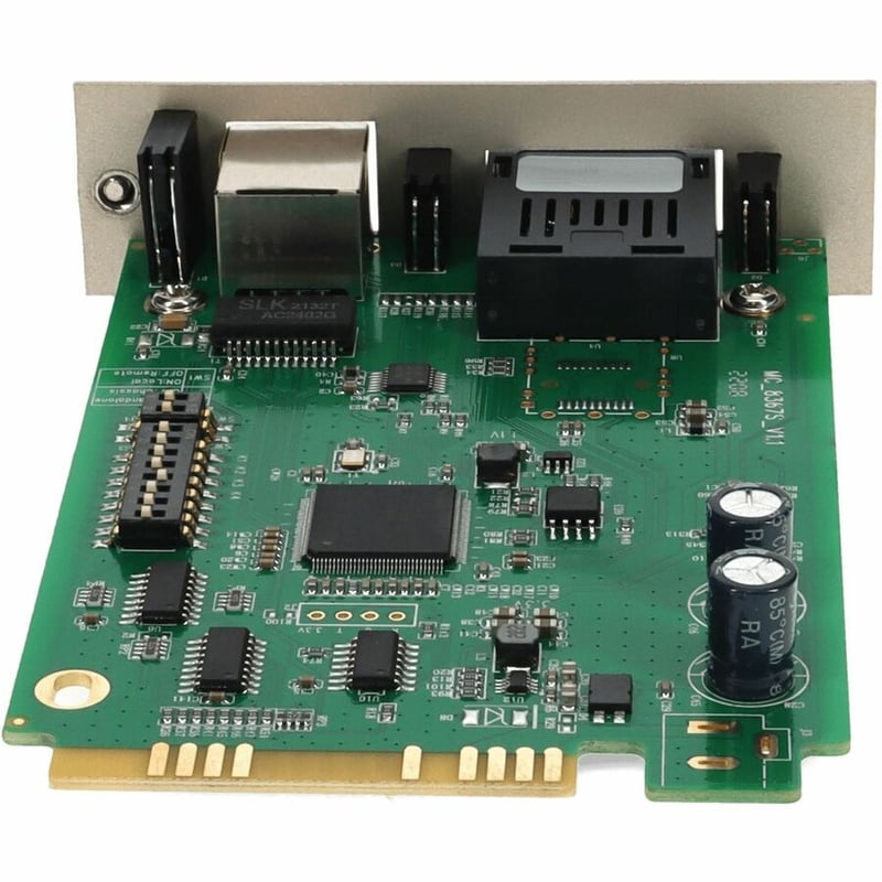 AddOn 10/100/1000Base-TX(RJ-45) to 1000Base-SX(SC) MMF 850nm 550m Media Converter Card for our rack or Standalone Systems - Thumbnail 4