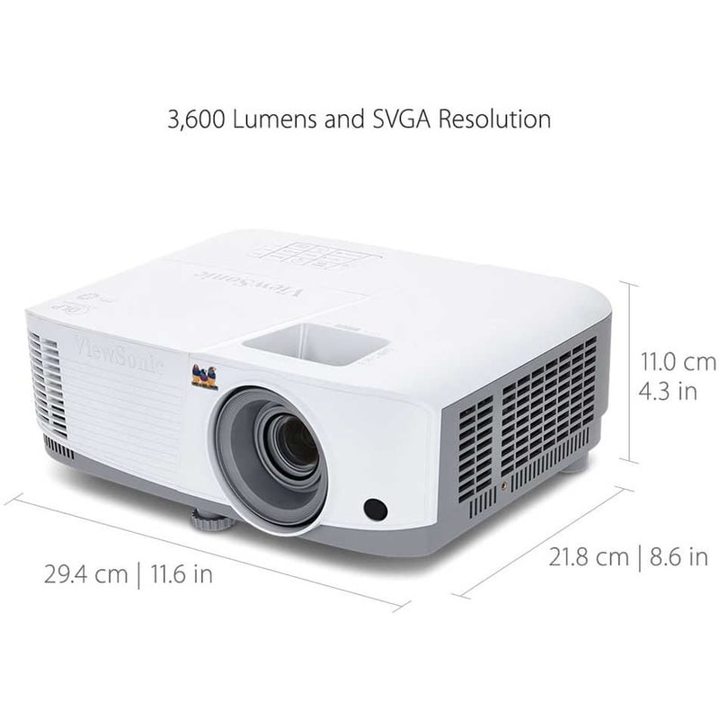 ViewSonic PA503S 3800 Lumens SVGA High Brightness Projector for Home and Office with HDMI Vertical Keystone - Thumbnail 5
