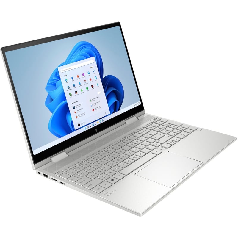 HP ENVY x360 15-ed1076nr 15.6" Touchscreen Convertible 2 in 1 Notebook - Full HD - Intel Core i7 11th Gen i7-1165G7 - 12 GB - 256 GB SSD - English Keyboard - Natural Silver - Thumbnail 1