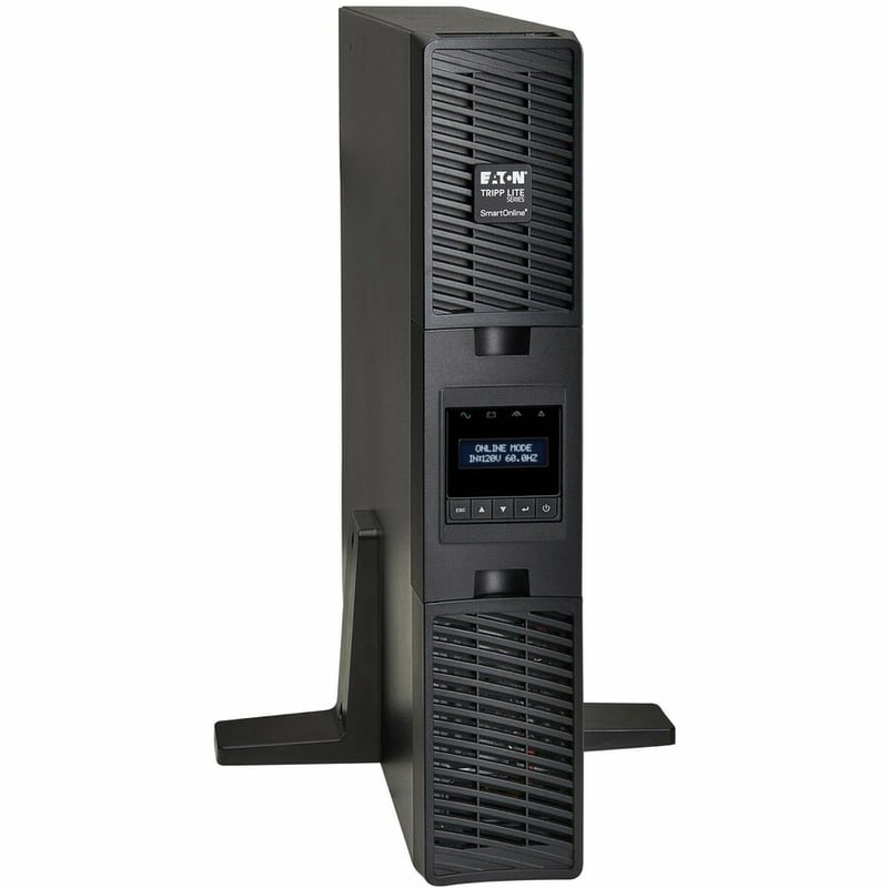 Eaton Tripp Lite Series SmartOnline 3000VA 2700W 120V Double-Conversion UPS - 7 Outlets, Extended Run, Network Card Included, LCD, USB, DB9, 2U Rack/Tower Battery Backup - Thumbnail 2
