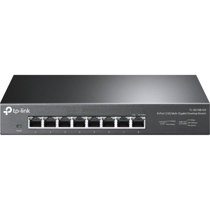 TP-Link TL-SG108-M2 - 8-Port Multi-Gigabit Unmanaged Network Switch - Thumbnail 1
