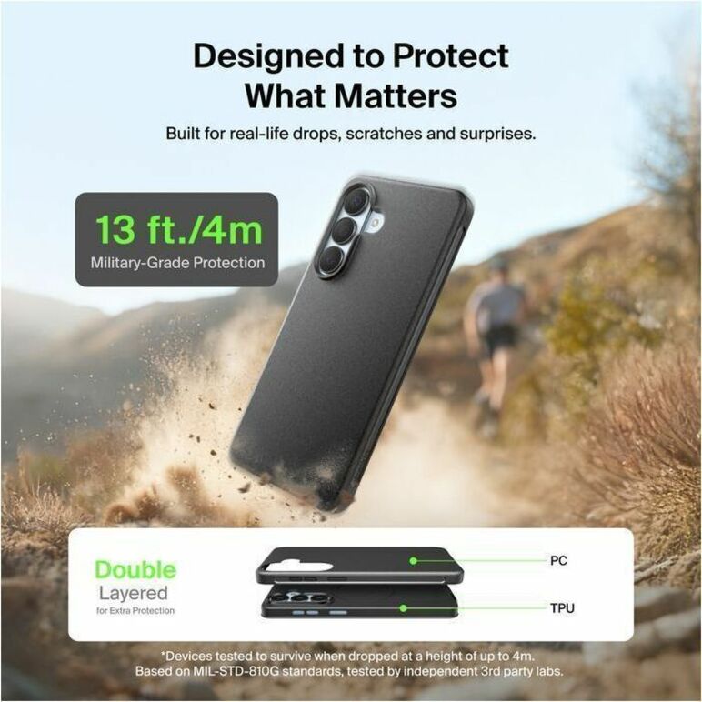 COVER/GRIPTPU/PCS26+DUAL LAYERBLACK - Thumbnail 2