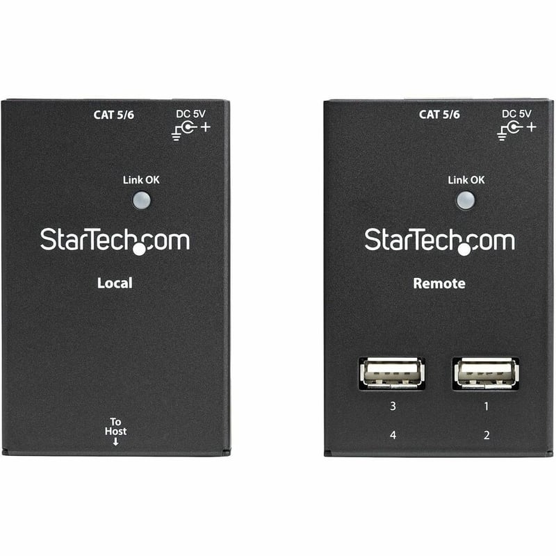StarTech.com 4 Port USB 2.0-Over-Cat5-or-Cat6 Extender - up to 130ft (40m) - Thumbnail 5