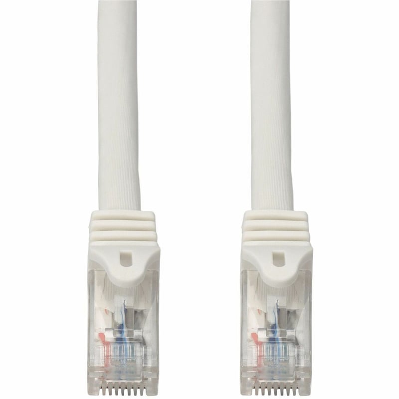 AddOn 2ft White CAT 6A PVC Ethernet Cable Snagless Easy Boot RJ-45 M/M - Thumbnail 1