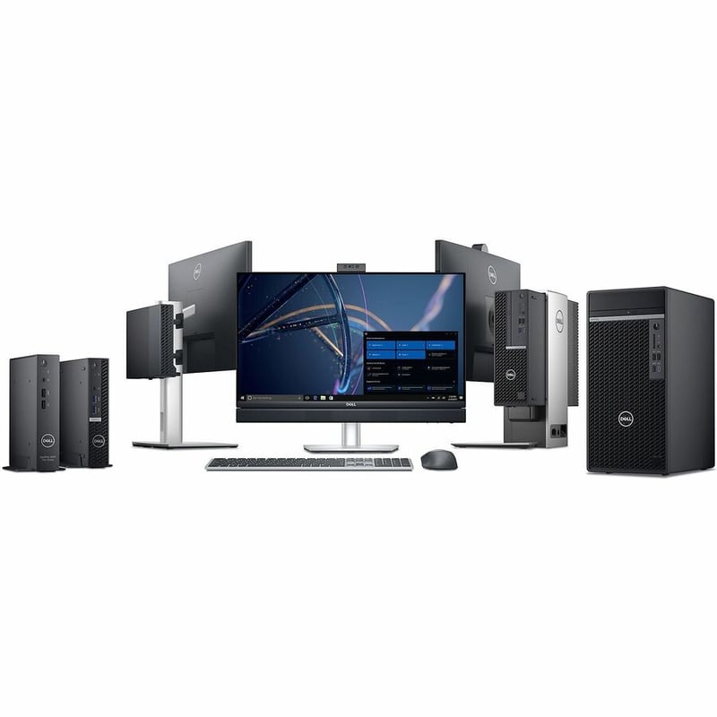 Dell OptiPlex 7000 7010 Desktop Computer - Intel Core i5 13th Gen i5-13500T Tetradeca-core (14 Core) 1.60 GHz - 16 GB RAM DDR5 SDRAM - 512 GB M.2 PCI Express NVMe SSD - Micro PC - Black - Thumbnail 3