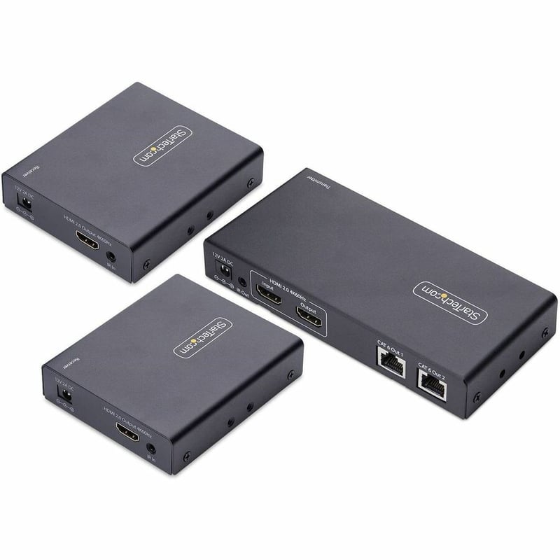 2-PORT HDMI EXTENDER/SPLITTER - 1X2 HDMI OVER ETHERNET KIT - Thumbnail 2