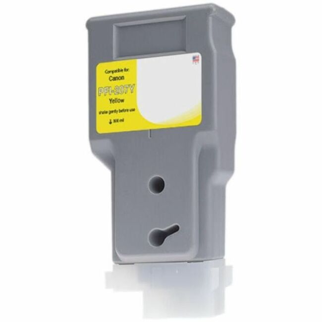 WF Non-OEM New Yellow Wide Format Ink Cartridge for Canon PFI-207 (8792B001AA) - Thumbnail 1