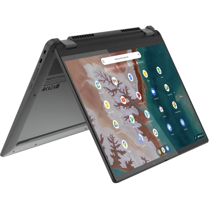 Lenovo Flex5 Chrome 14IAU 83AJ0000UX 14" Touchscreen Convertible 2 in 1 Chromebook - WUXGA - 1920 x 1200 - Intel Core i5 12th Gen i5-1235U Deca-core (10 Core) 1.30 GHz - 8 GB Total RAM - 8 GB On-board Memory - 256 GB SSD - Storm