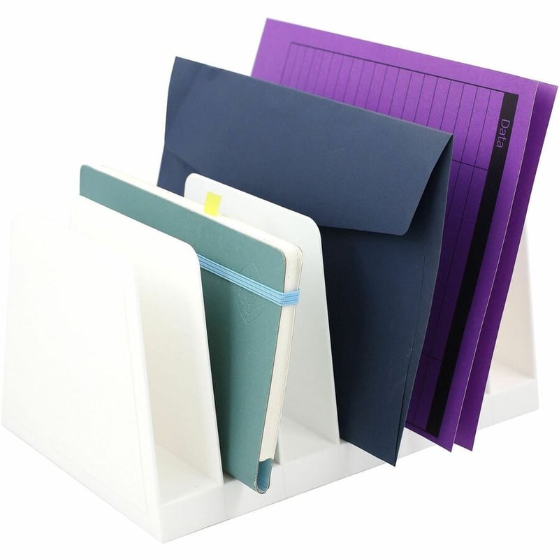 Business Source 6-slot Inclined Desk Step Sorter - Thumbnail 4