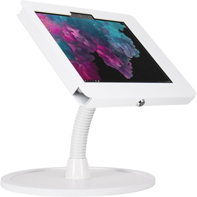 The Joy Factory Elevate II Flex Countertop Kiosk for Surface Go 3 | Go 2 | Go (White) - Thumbnail 1
