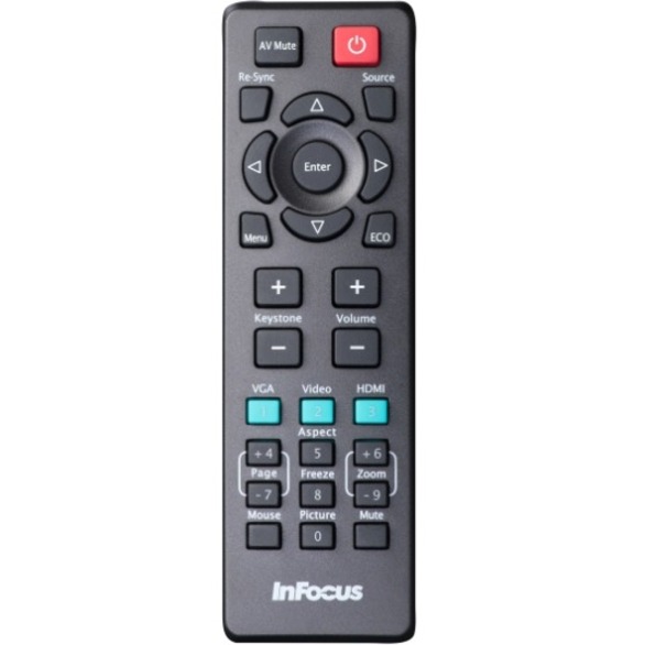 InFocus Advanced INL4128 3D Ready DLP Projector - 16:9 - Ceiling Mountable - Thumbnail 4