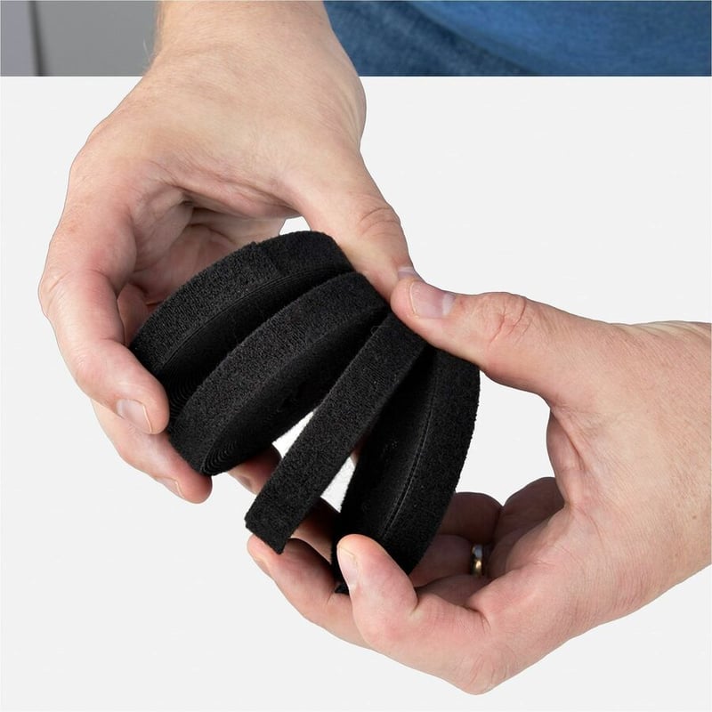 60 FT. CUT-TO-SIZE HOOK AND LOOP CABLE TIE - 0.5IN WIDE - Thumbnail 3
