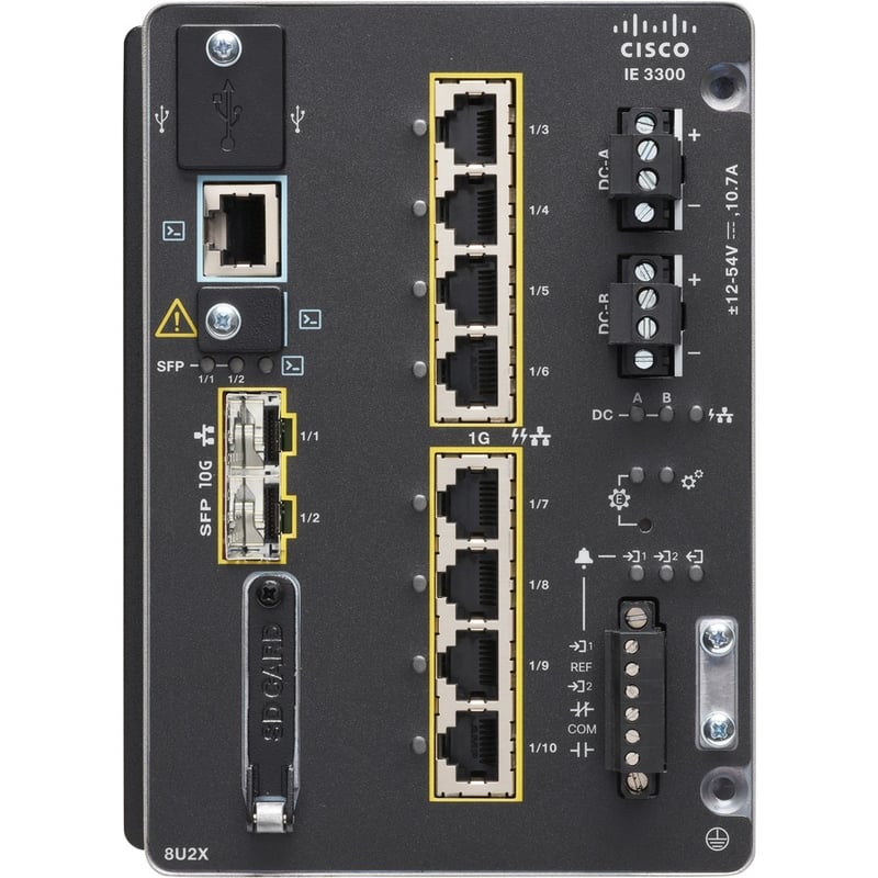 Cisco Catalyst IE-3300-8U2X Ethernet Switch - Thumbnail 2