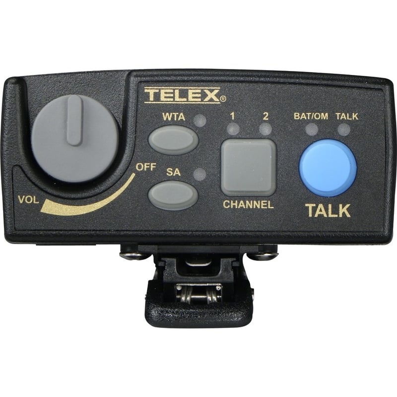 UHF BELTPACK, 2CH, BAND FD, 5F HEADSET - Thumbnail 2