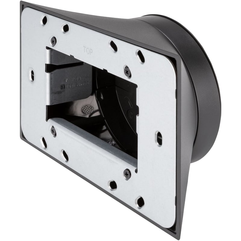 Crestron TSW-770-MSMK-B-S Surface Mount for Touchscreen Monitor, Light Bar - Black Smooth - Thumbnail 1