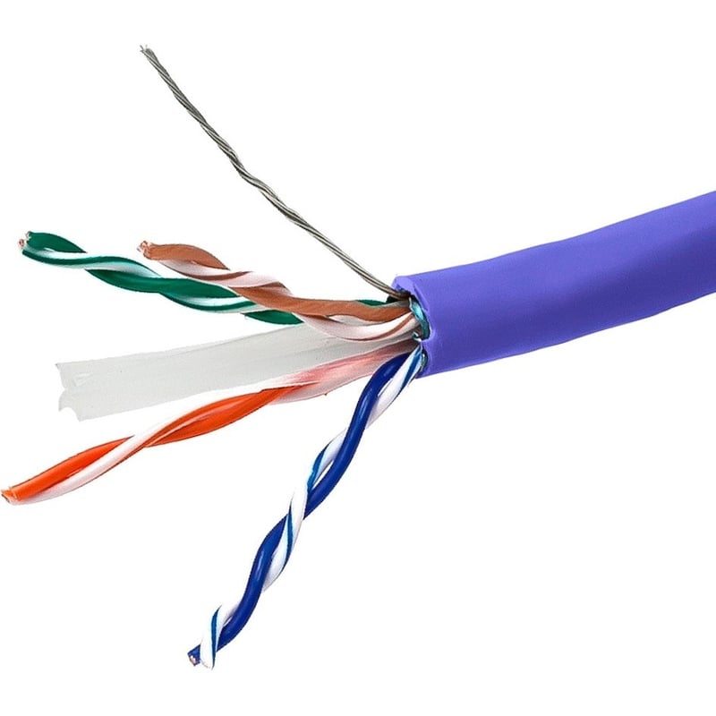 1000FT CAT6A FTP SOLID, (CMR), BLUE