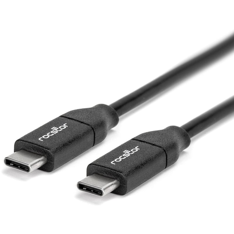 Rocstor Premium USB-C Charging Cable 1m 3ft - Up to 100W PD-M/M-Black - Thumbnail 2