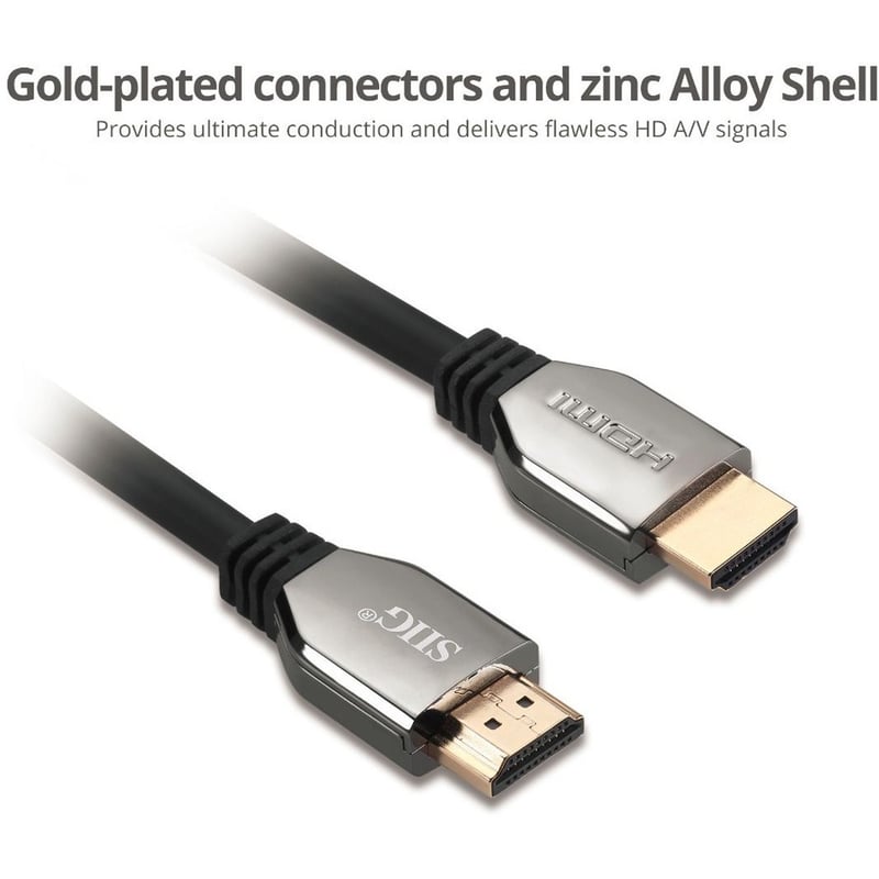 SIIG 8K Ultra High Speed HDMI Cable - 10ft - Thumbnail 5